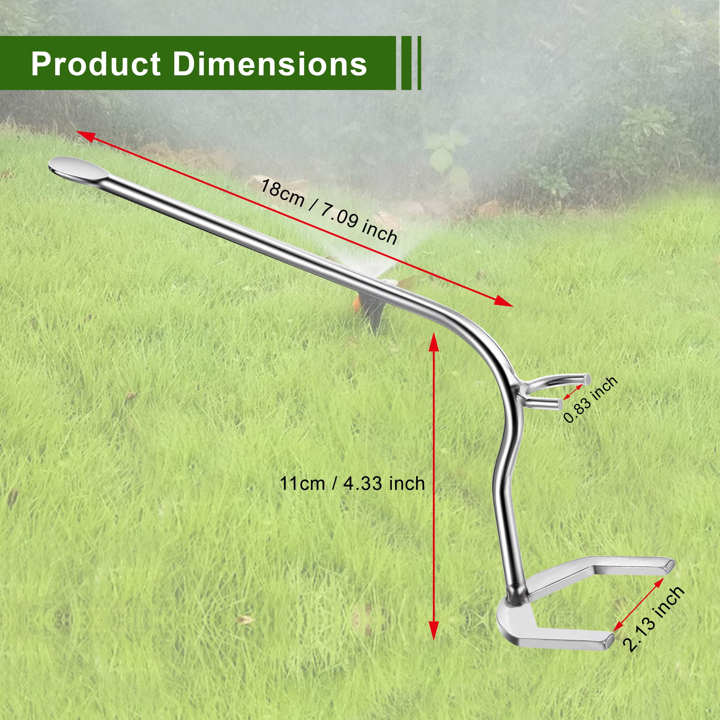 Szuenh Sprinkler Wrench 42064 is a Replacement for The Maxi Paw Wrench. Fits Rainbird Pop-Up Impact Sprinkler Models LG-3, Mini Paw, AG5 and 2045A. Maxi Paw fits Feekoon Sprinkler Wrench 1pc.