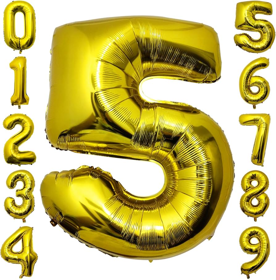 40インチ 誕生日 数字バルーン 数字 5 風船 バースデー イエロー 黄色 Amazon | 大きい 数字5 バルーン バースデー パーティー 誕生日 風船