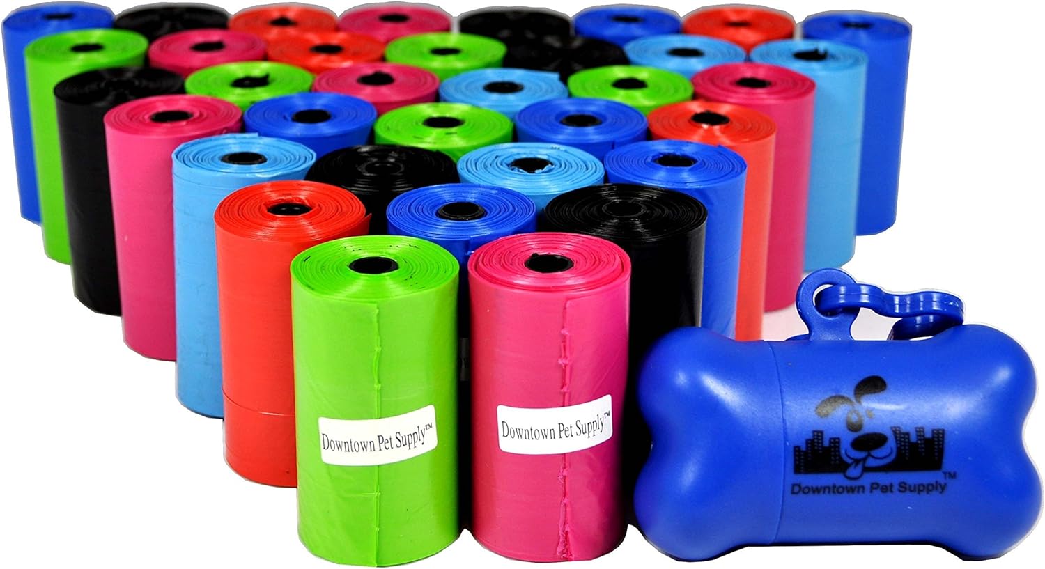 700 Pet Waste Bags, Dog Waste Bags, Bulk Poop Bags with Leash Clip and