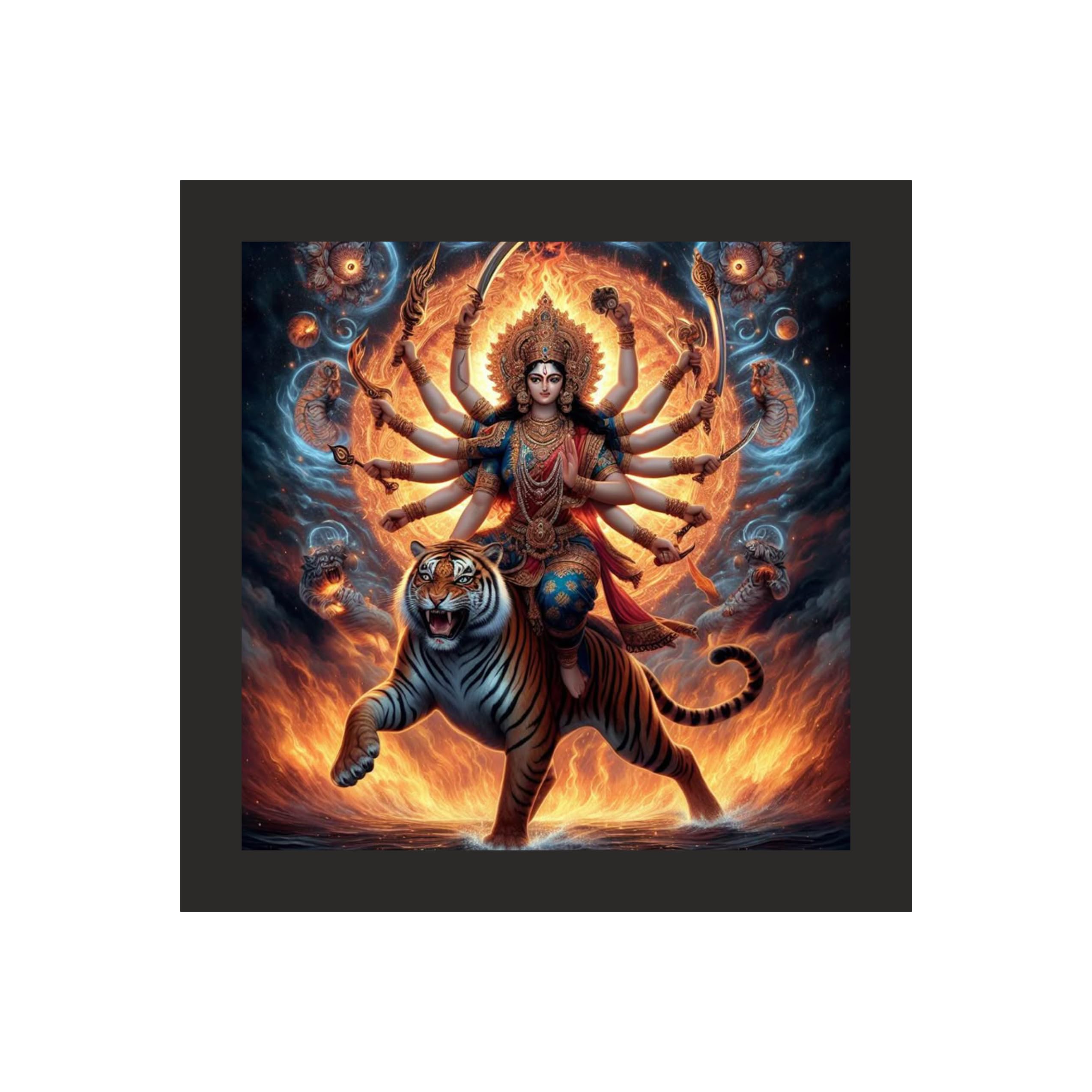 Radiant Maa Durga Wall Art