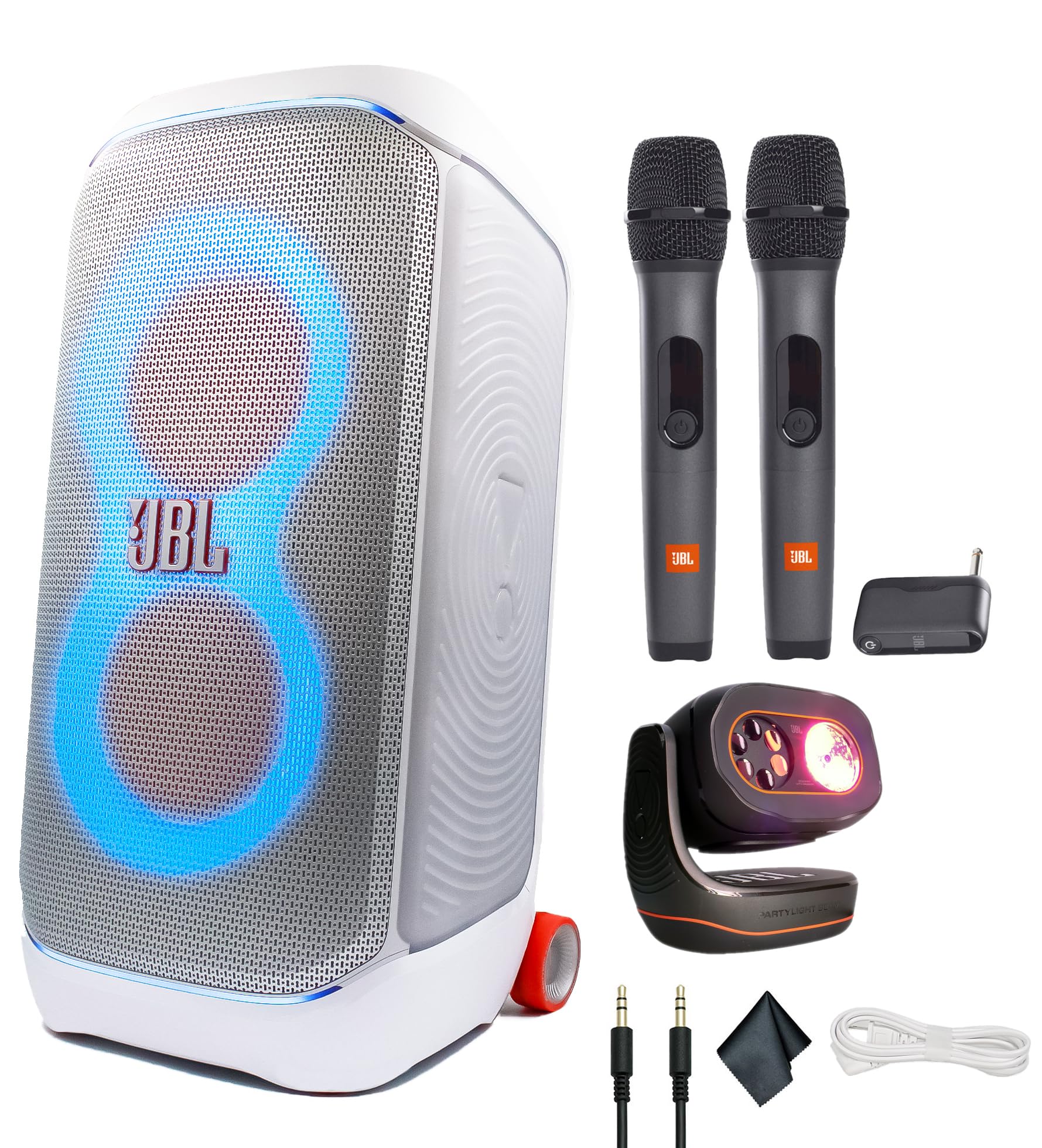 スピーカー・ウーファー JBL PartyBox Stage320,WIRELESS MIC Amazon.com: JBL PartyBox Stage 320 (Black) - 240W Portable