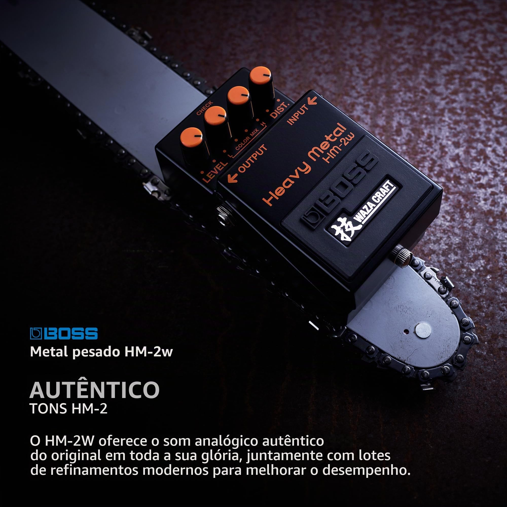 BOSS Pedal De Distorção Boss Hm-2W Waza Craft Heavy Metal : Amazon