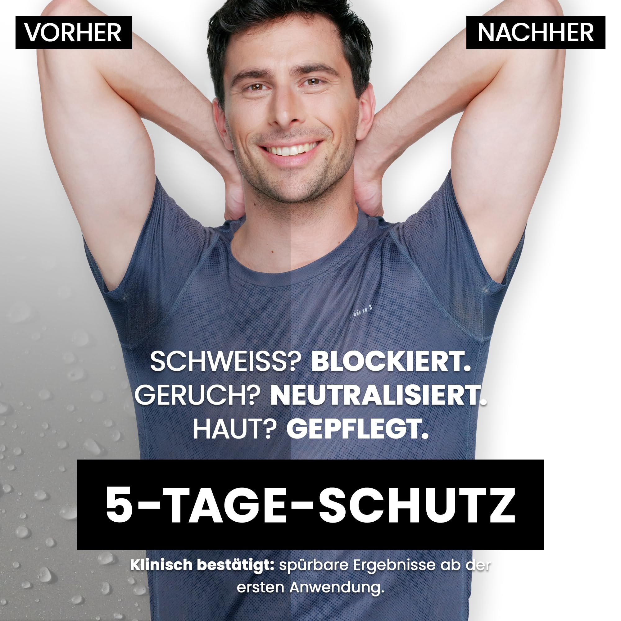 DON'T CALL IT DEO Antitranspirant Fluid 50 ml gegen starkes Schwitzen unter den Achseln – 5-Tage-Schutz gegen Schweiß und Geruch – für Damen und Herren – 1er Pack