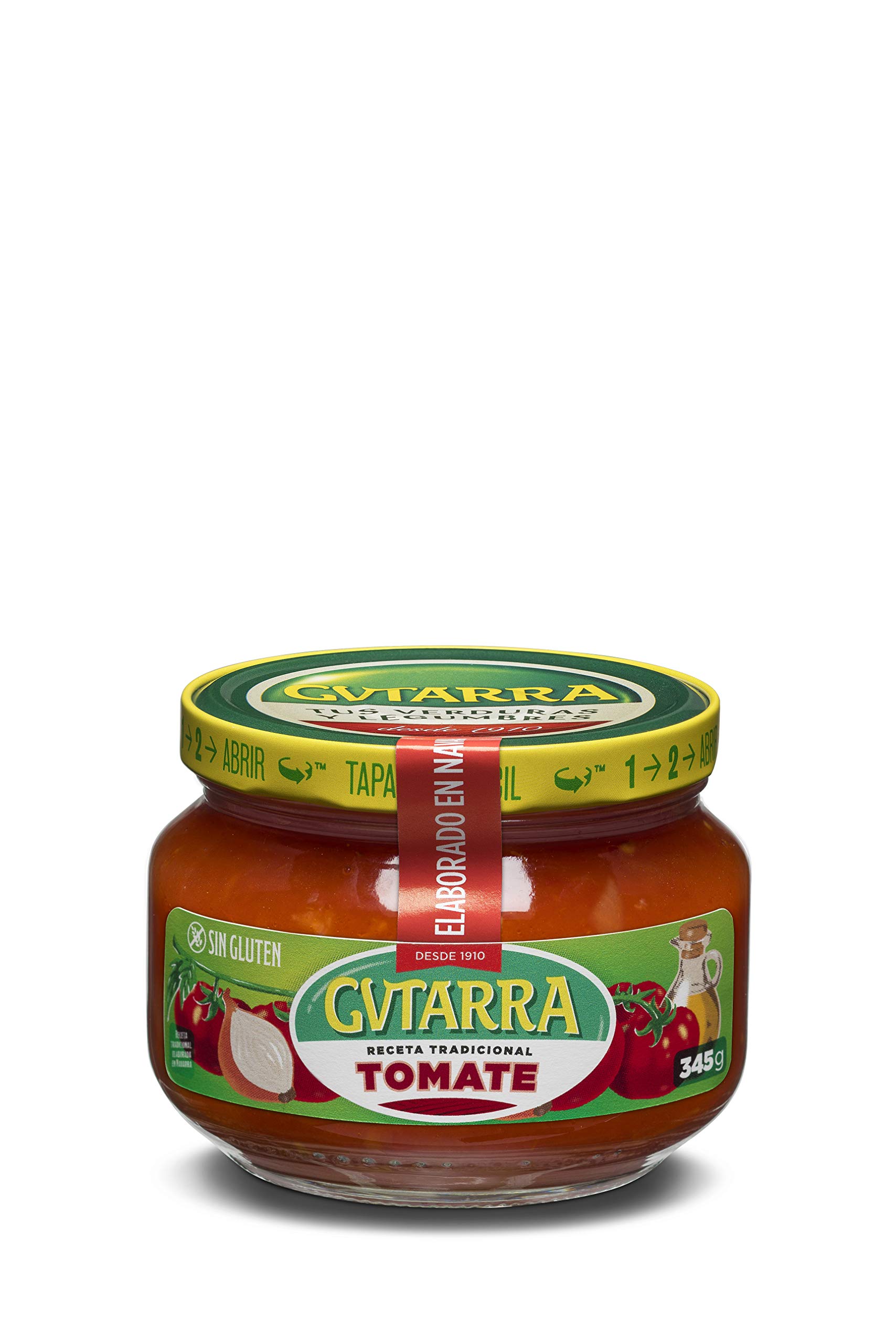 Gvtarra Tomate Cocinado En Conserva. Frasco 345gr -
