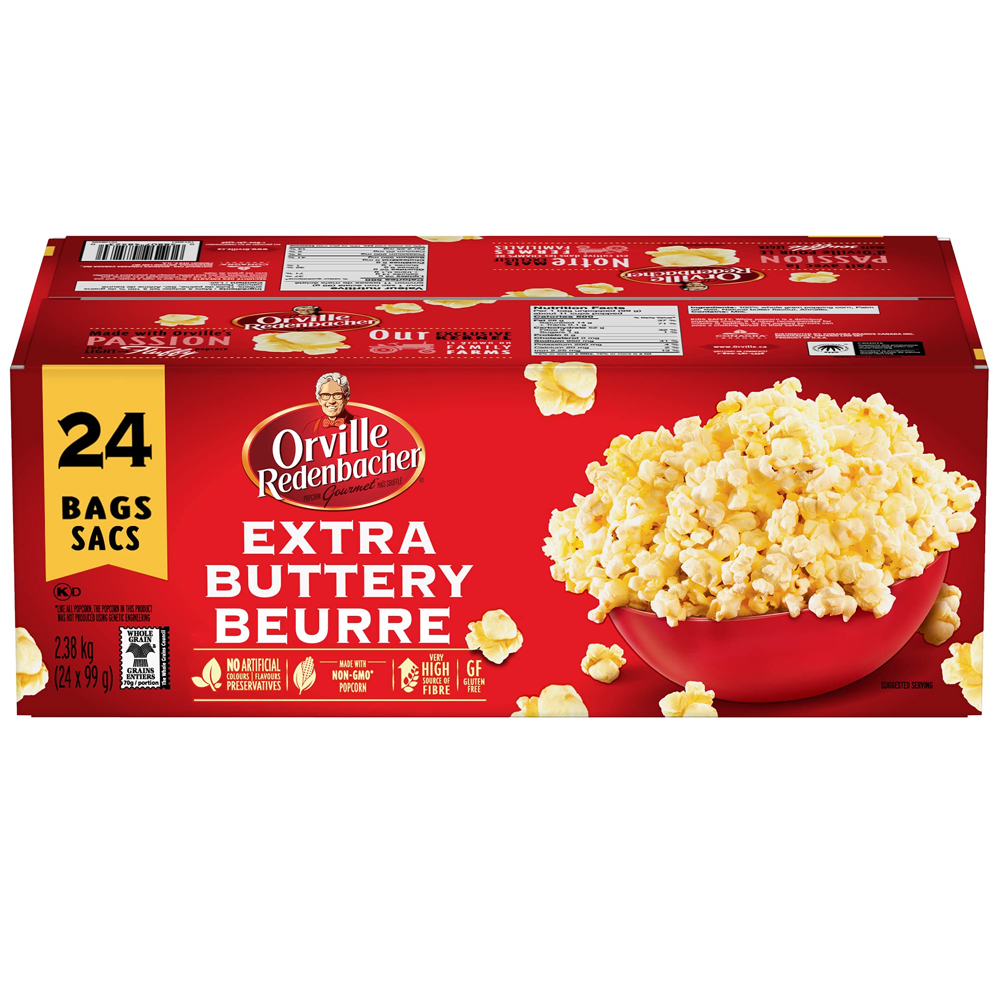 Orville Redenbacher Popcorn Butter Nutrition