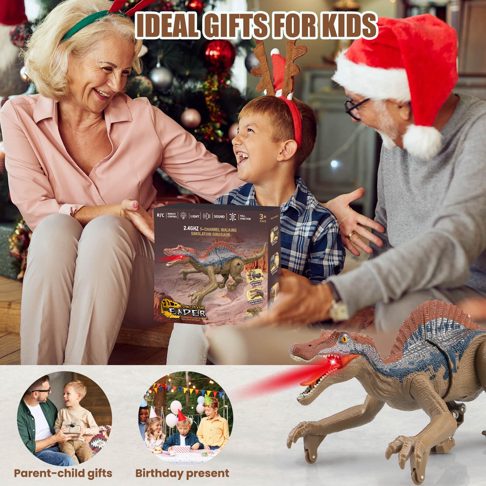 Aooess Juguetes Juguetes y accesorios teledirigidos Animales Dinosaurio teledirigido