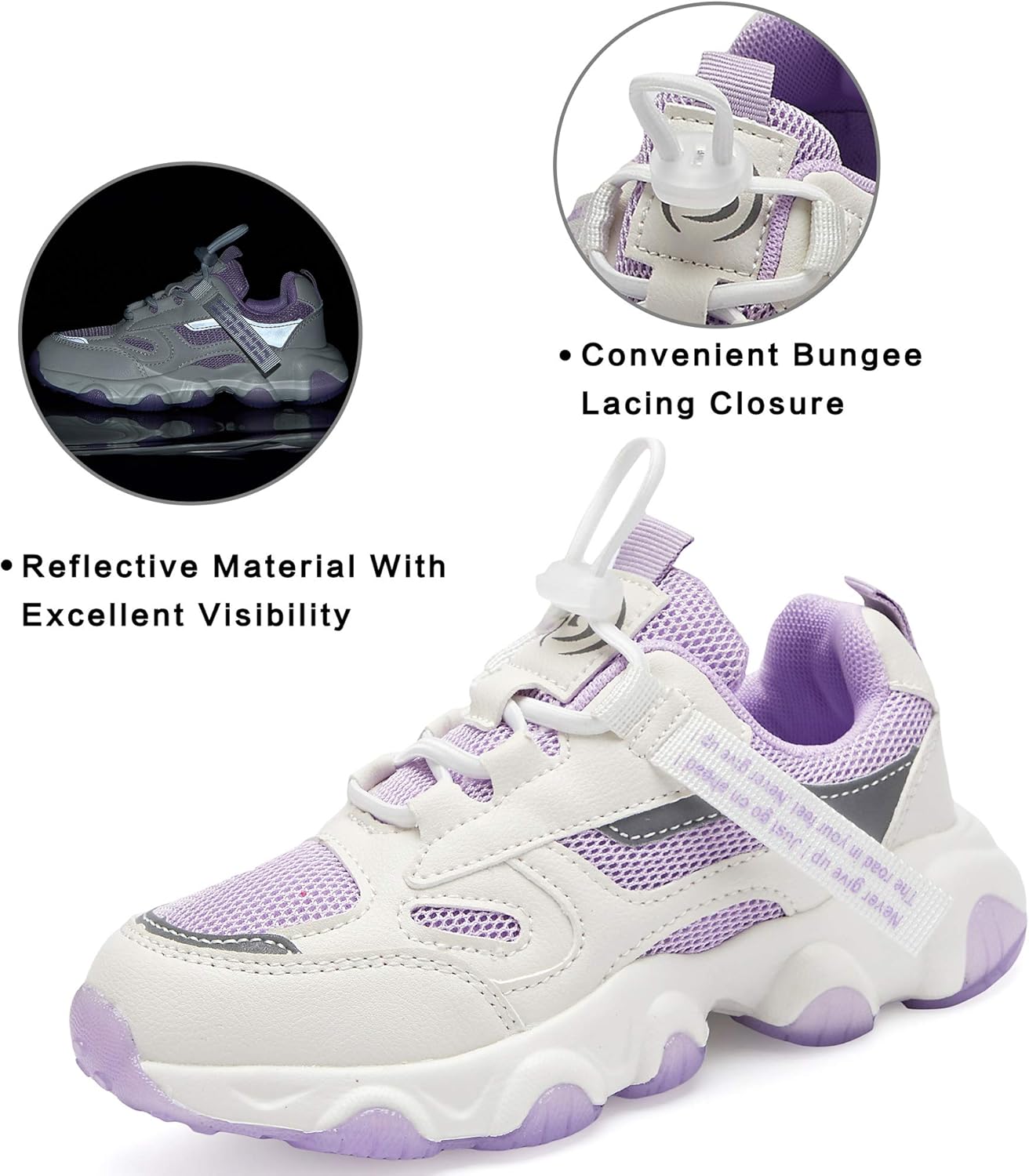 Santiro Boys Tennis Shoes Lightweight Fashion Kids Girls Sneakers - Image 3