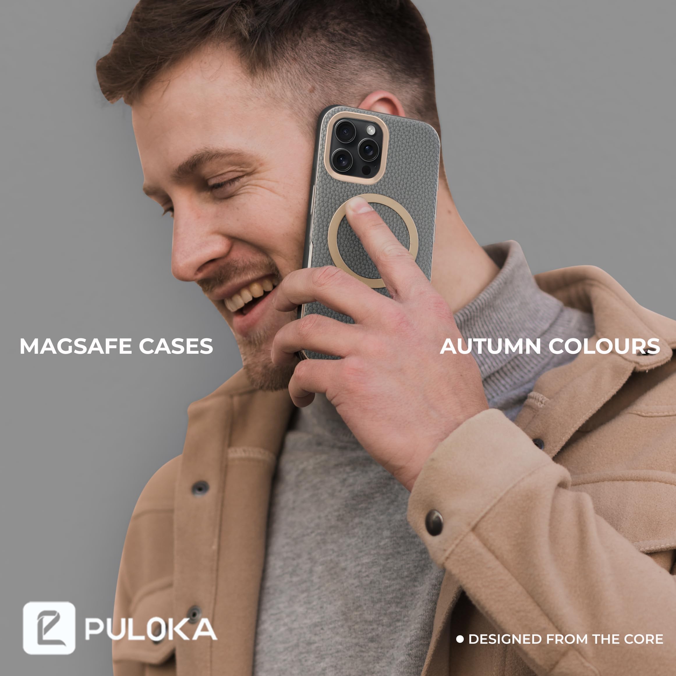 PULOKA Magfit iPhone 16 Pro Max Case - Vegan Leather -7