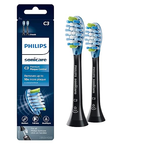 Miniatura 5 de Philips Sonicare Paquete de cabezales de cepillo de dientes con control de placa original DiamondClean y premium (4 cabezales de cepillo)