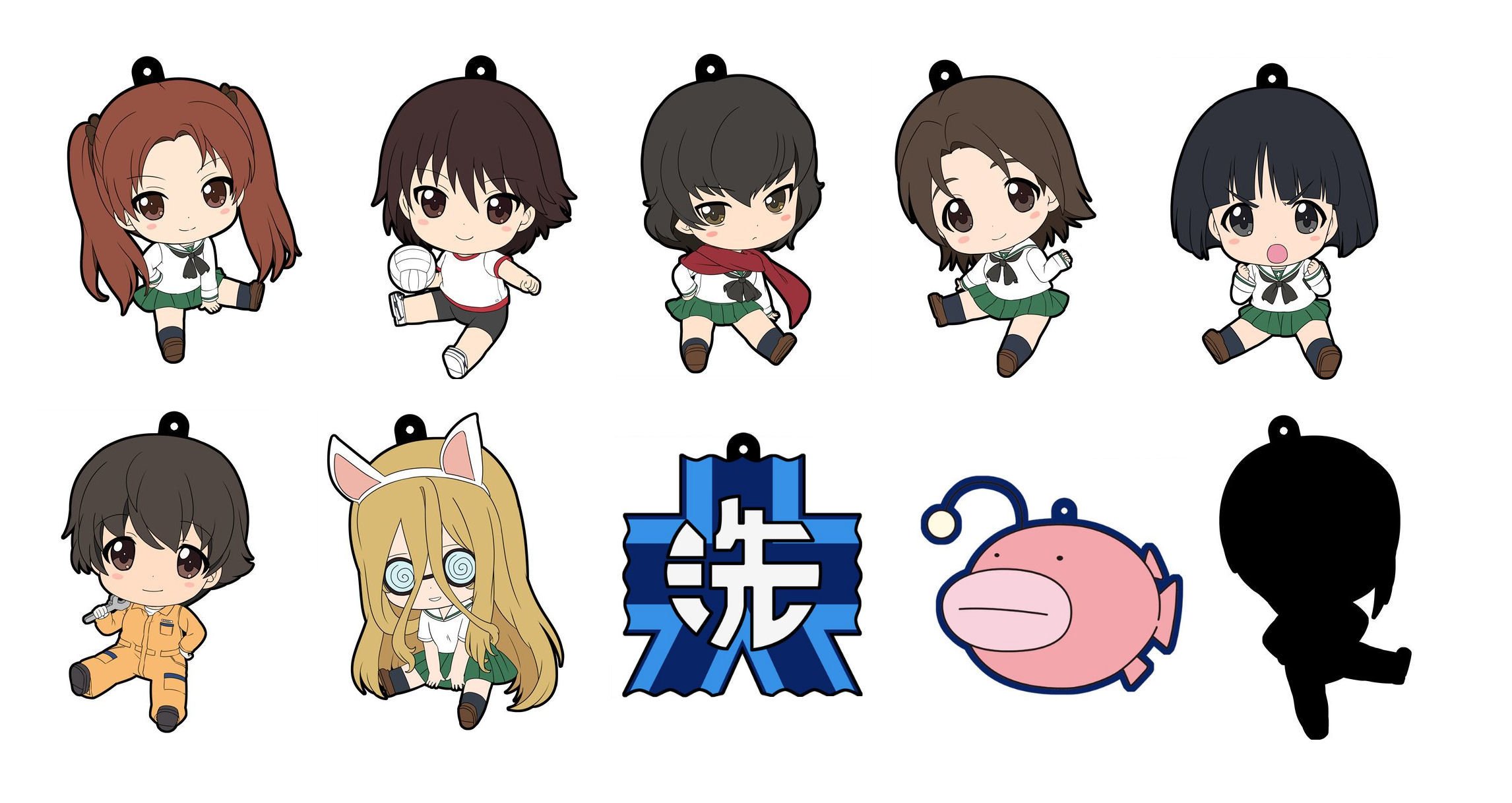 Amazon.co.jp: ガールズ&パンツァー ぺたん娘トレーディング