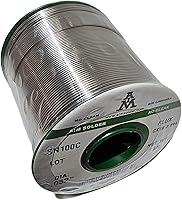 Vista 2 de AIM Soldadura de alambre, SN100C, sin plomo, sin limpieza, flujo: CX18 @ 2.5%, 0.032 "pulgadas de diámetro, carrete de 1 libra