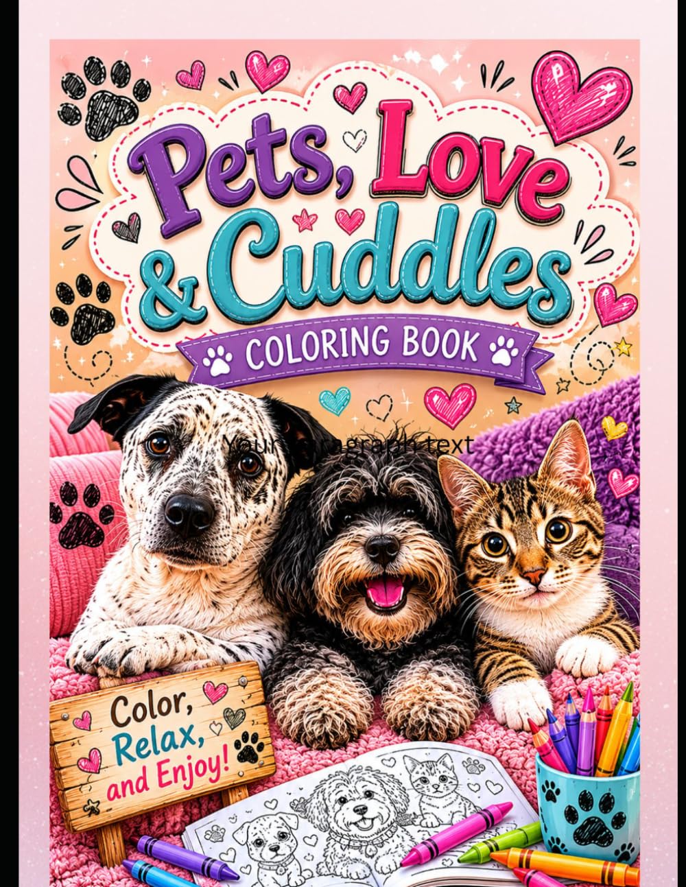 Little Cuddles: A Pet Coloring Book