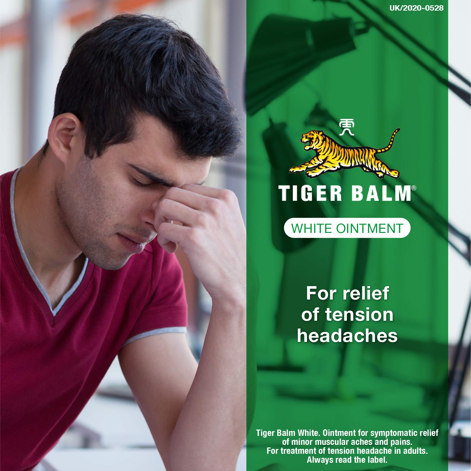 Tiger Balm White Ointment 30 g - for the Treatment of Tension Headaches