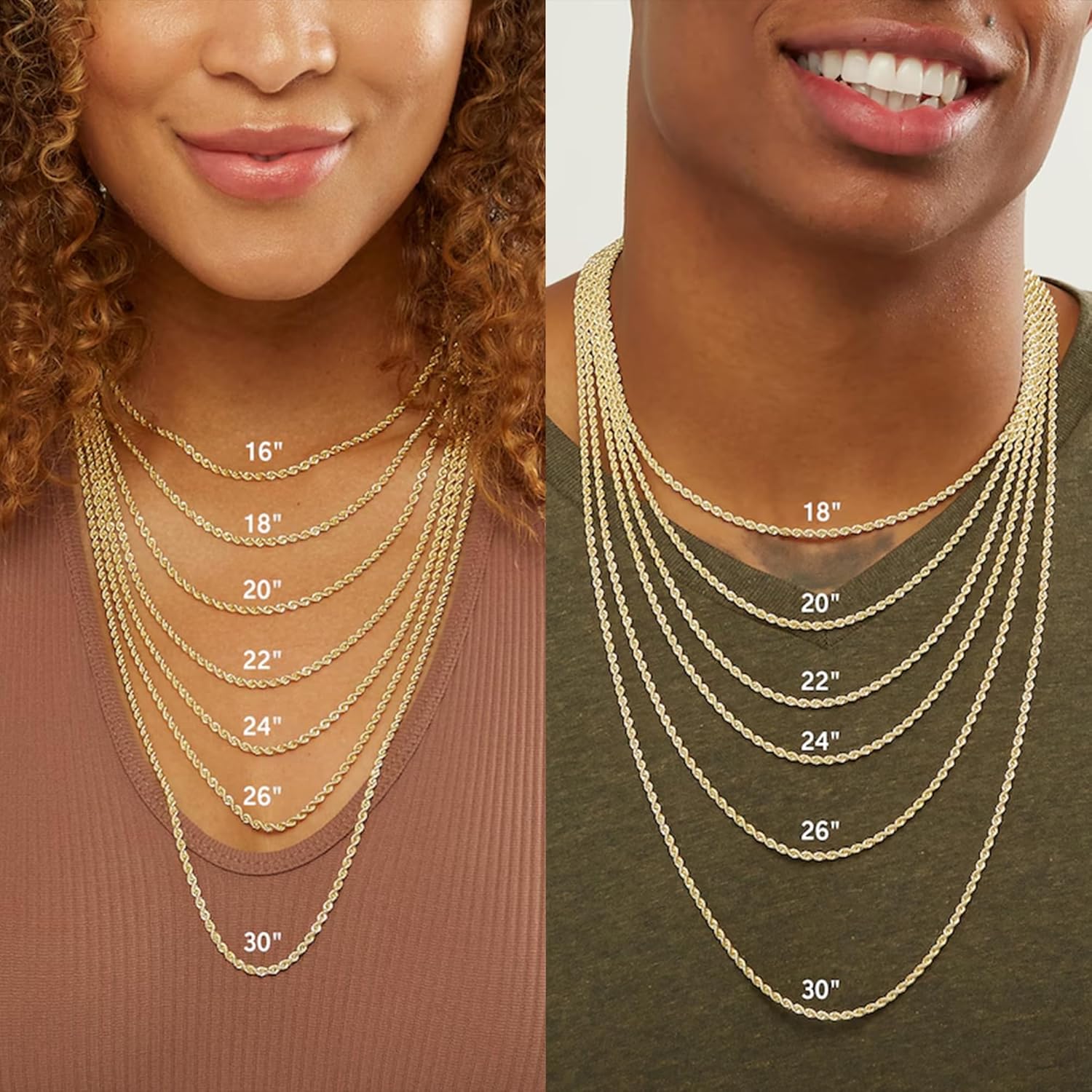 Cuban Link Chain for Men and Women 18k Gold Plated 925 Sterling Silver Chain Hypoallergenic Fade-Resistant,16 18 20 22 24 Inch 4mm Diamond Cut Mens Silver Chain Durable Waterproof Smooth Gift Ready Jewelry - Image 6