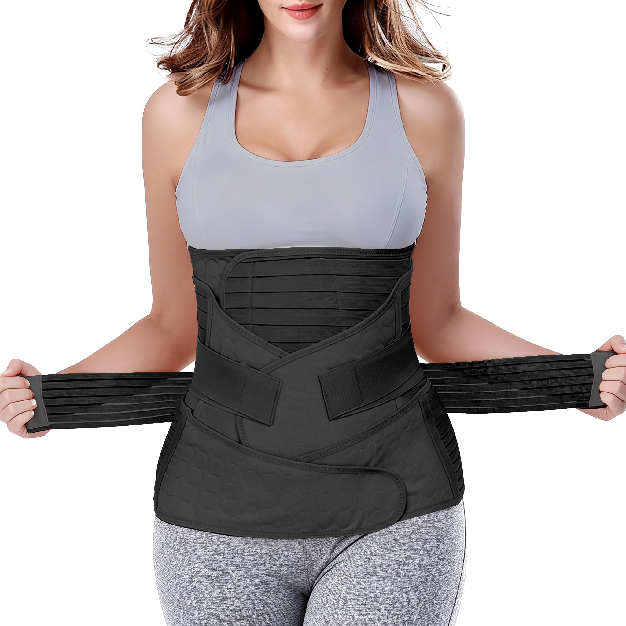 ChongErfei 3 in 1 Postpartum Belly Wrap