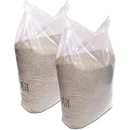Streusand 2x 25Kg Quarz-Sand 0,4-0,8 mm Körnung
