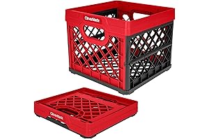 CleverMade Collapsible Milk Crate for Storage and Organization