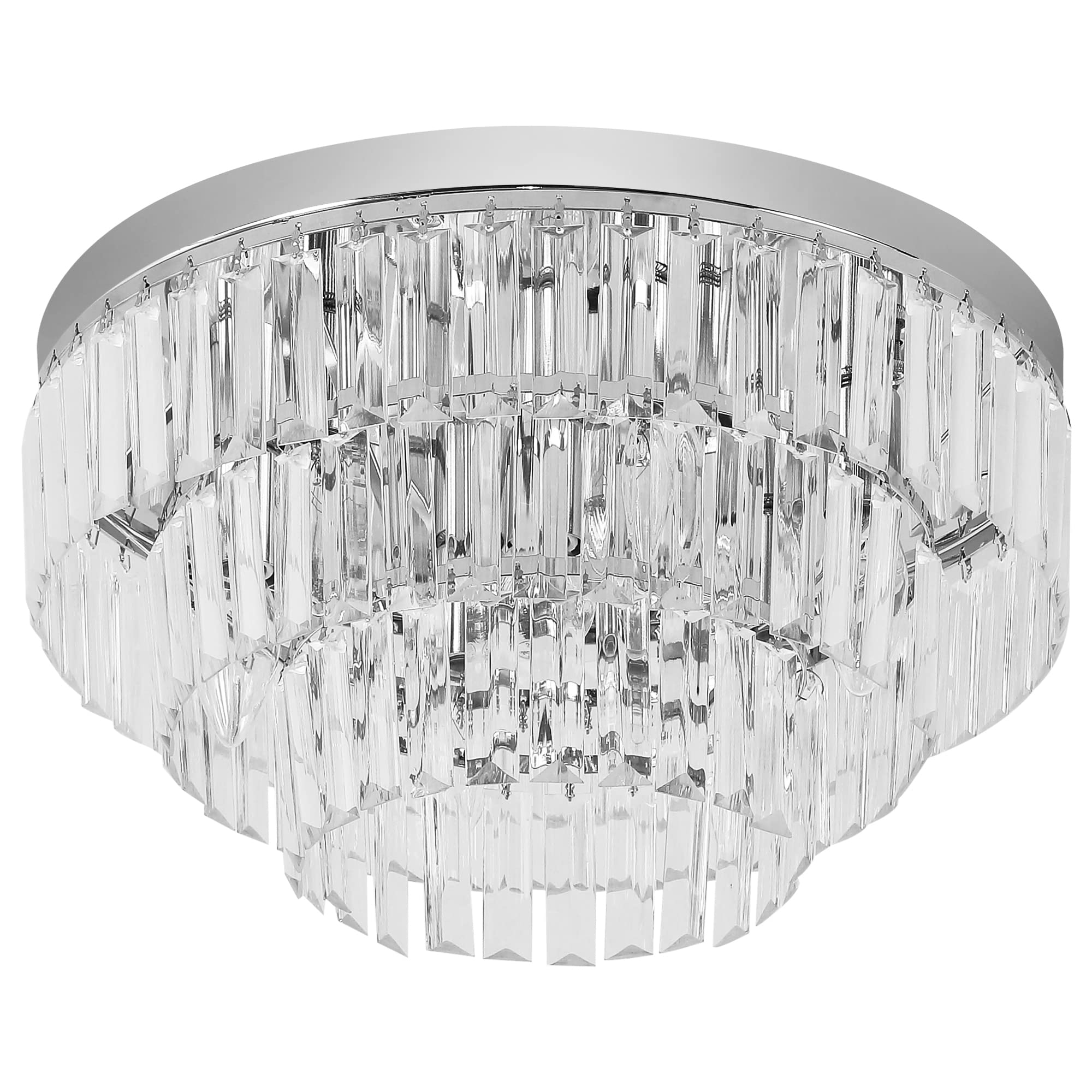 Homcomround Crystal Ceiling Lamp Lights Chandelier Mounted