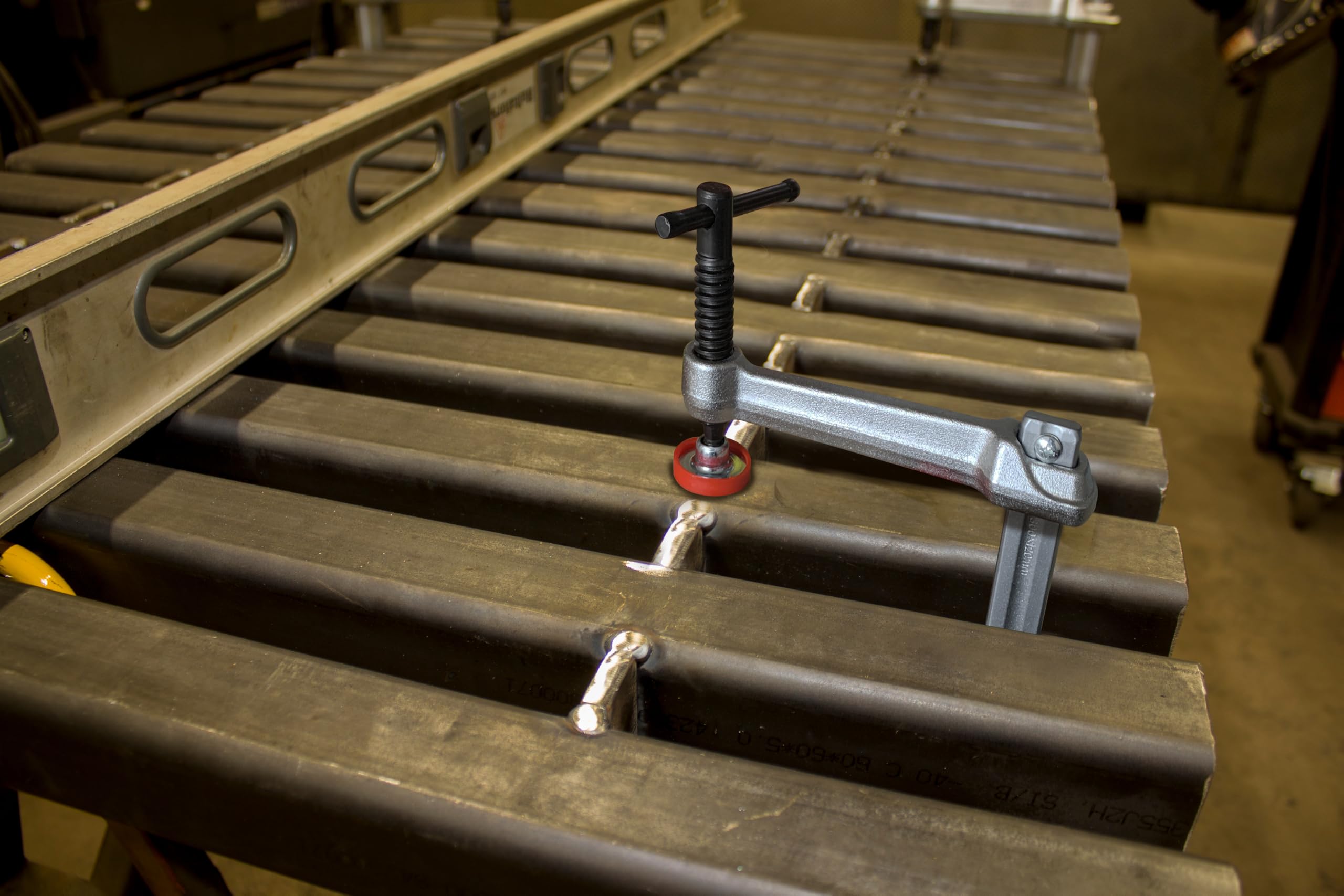 HimaPro Lot de 4 Serre-joints en F en Acier Forgé – Longueur 300 mm – Capacité de Serrage 270 kg – Profondeur de Gorge 80 mm – Pour Soudure, Travail du Bois et du Métal