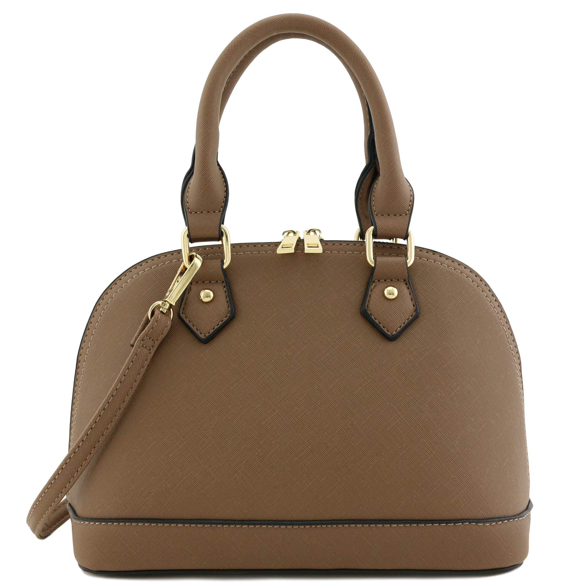 FashionPuzzle Women's Dome Satchel, One Size