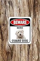 Vista 11 de BEWARE BASSETT HOUND GUARD DOG - Letrero compuesto de aluminio para exteriores, 8.5 x 10 pulgadas