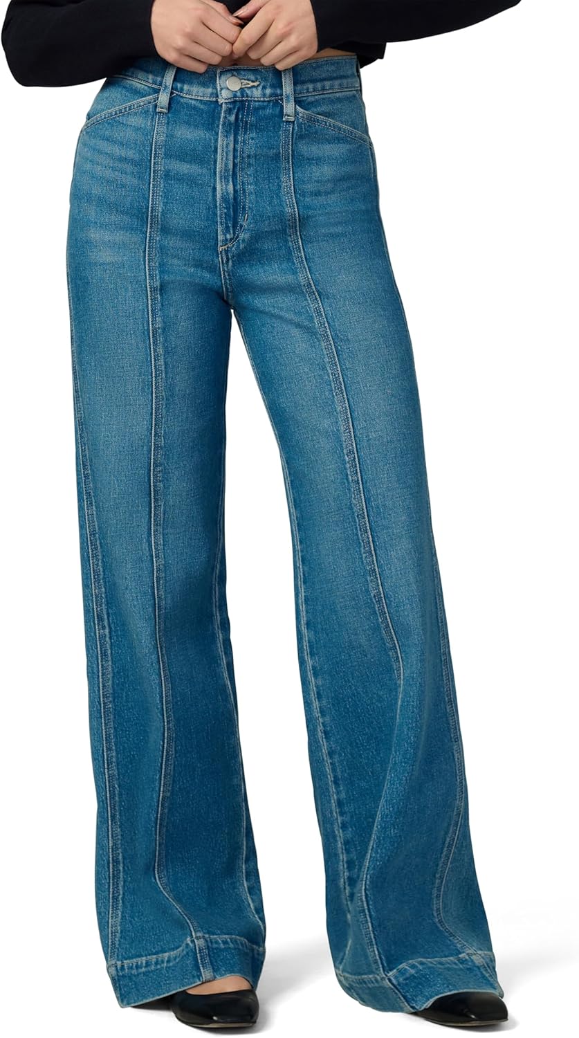 JOE'S JEANS Women's The Front Seamed Wide Leg Jeans
