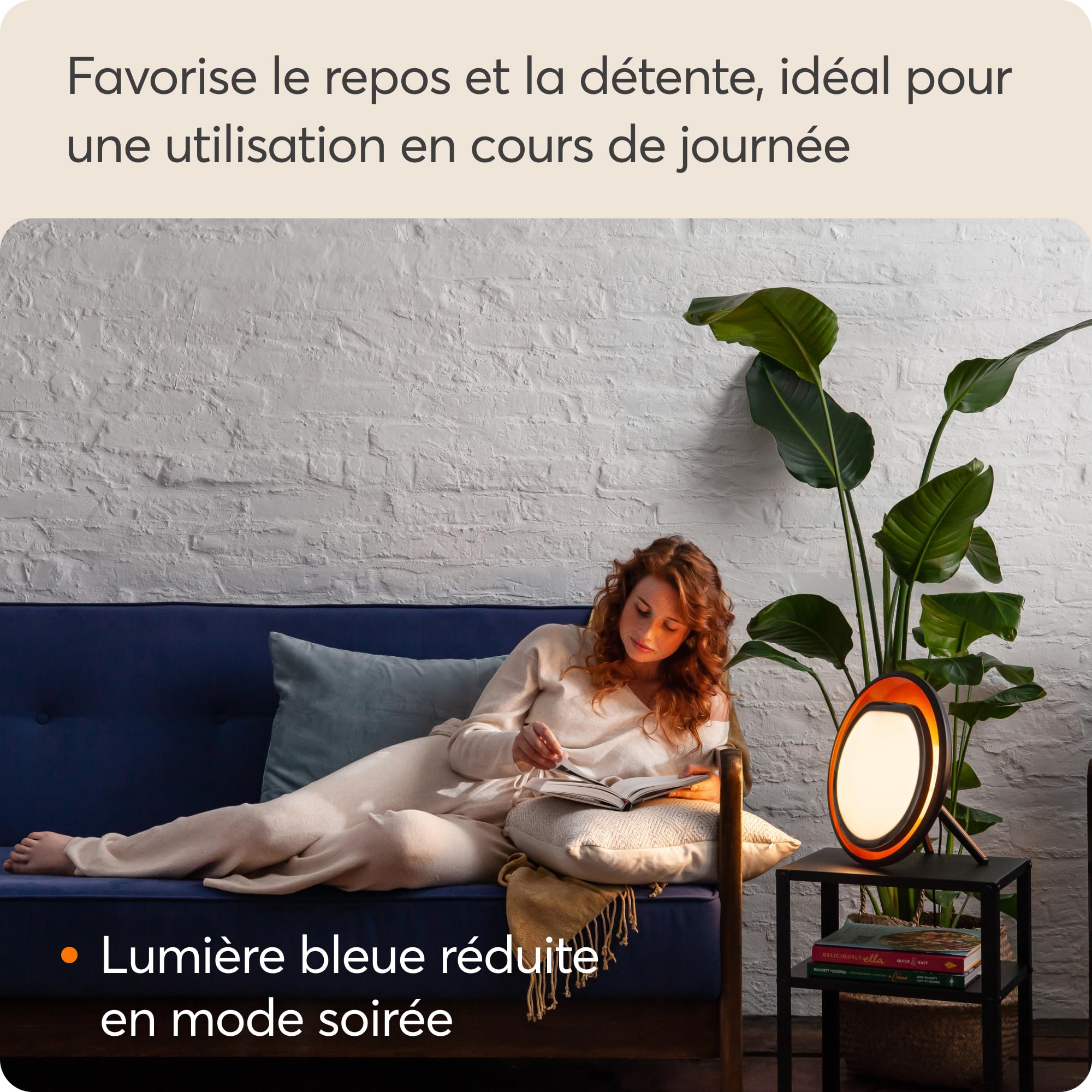 Lumie Halo | Luminothérapie multifonction pour votre bien-être 24h/24, toute l'année | 10 000 lux, 2,22 kg