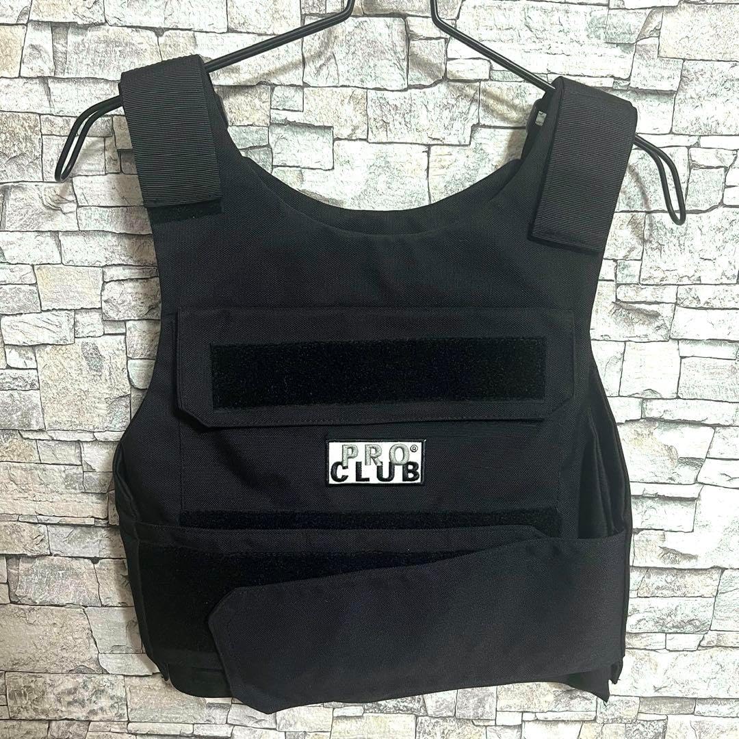 プロベスト 黒 防弾チョッキ PROCLUB PRO CLUB ブラック
