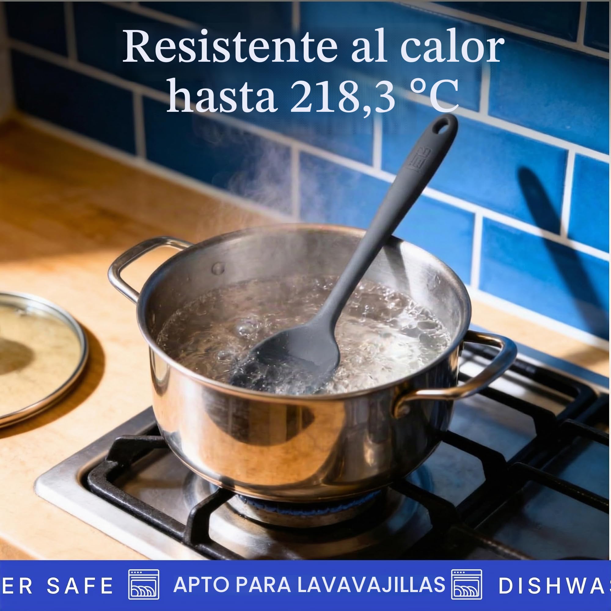 GIR Juego de utensilios de cocina de silicona de 5 piezas, utensilios de cocina no tóxicos para cocinar y hornear, resistentes al calor, grado alimenticio, espátula de goma apta para lavavajillas