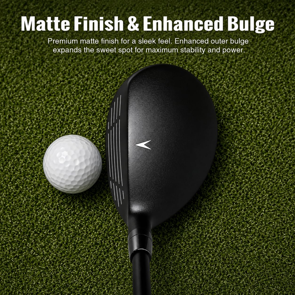 Roykaw Hybrid Golf Club, 21/24/26 Hybrid Golfschläger für Herren, 4 5 6 Rechtshänder Golfschläger