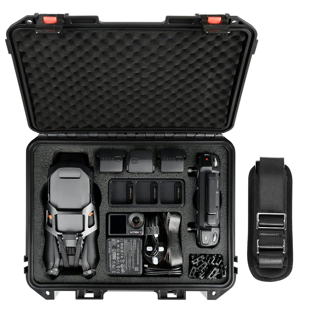 ビデオカメラ Dji mavic pro+protect Case Waterproof Carrying Case for DJI Mavic Pro - Custom Fit