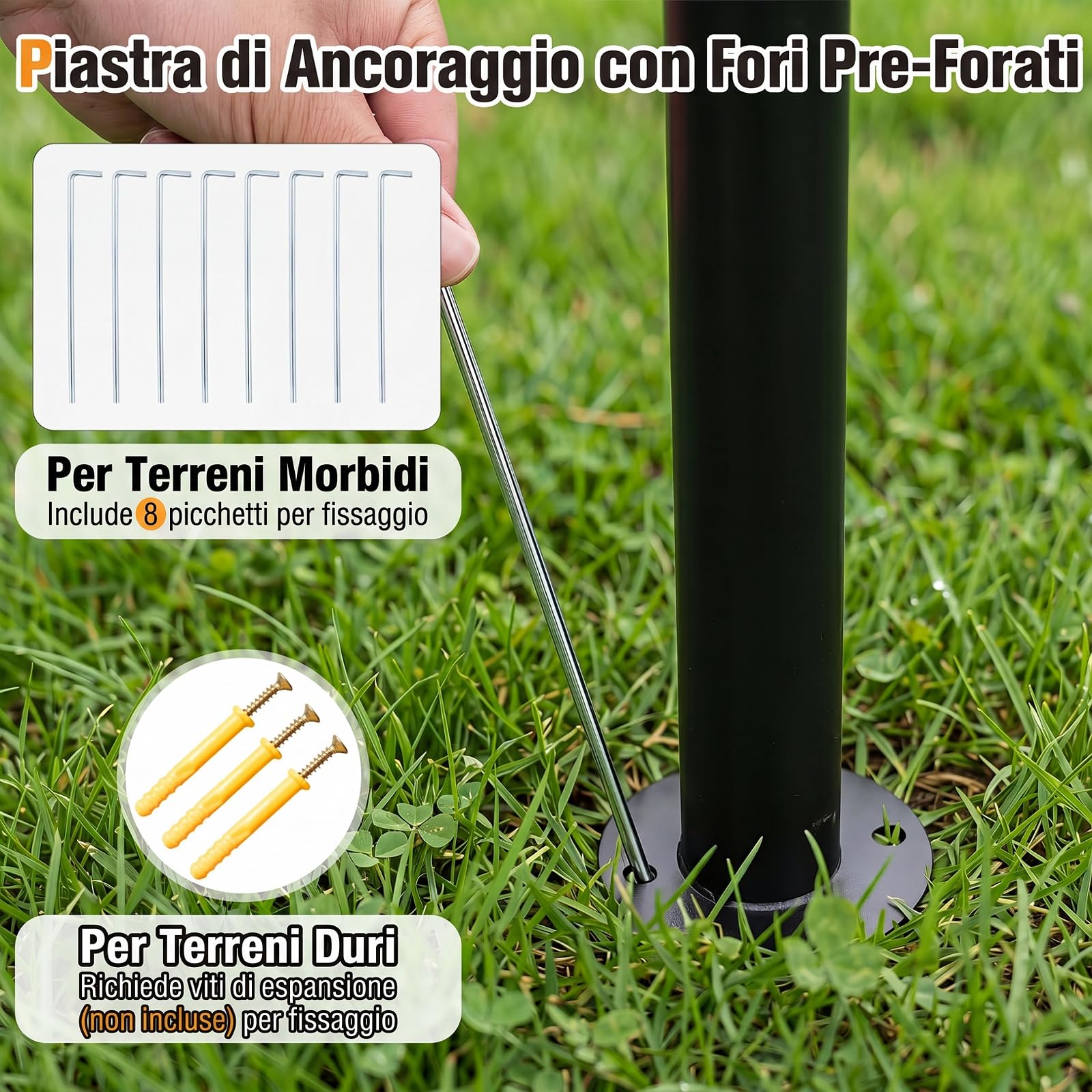 COSTWAY Gazebo Esterno Resistente con Tettoia a Due Livelli, Gazebo per Barbecue con 2 Tavoli da Bar in Metallo e 8 Ganci Laterali, Pergolato da Giardino per BBQ, Feste e Picnic, 245 x 151 x 192 cm