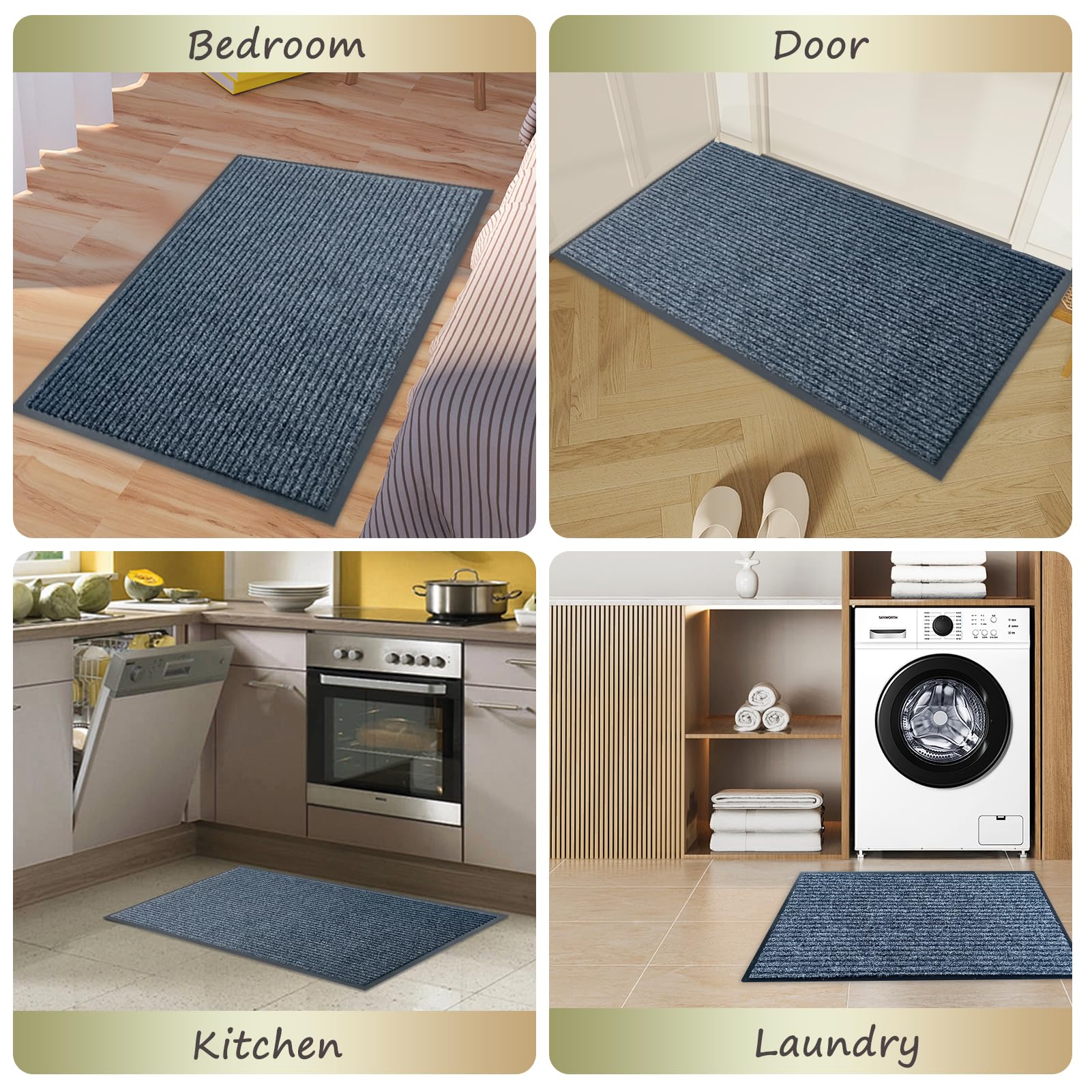 Front Door Mat, 3'x10'Indoor Outdoor Welcome Commercial Floor Mats — Amazon image 5