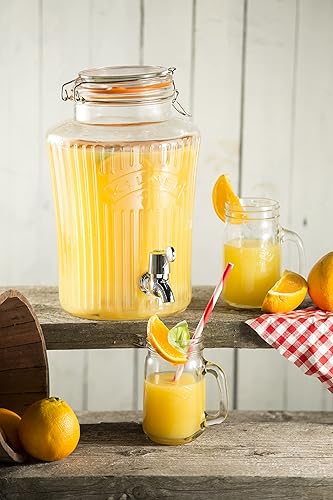 Miniatura 6 de Kilner Dispensador de bebidas de cristalería vintage, 1-14 galones