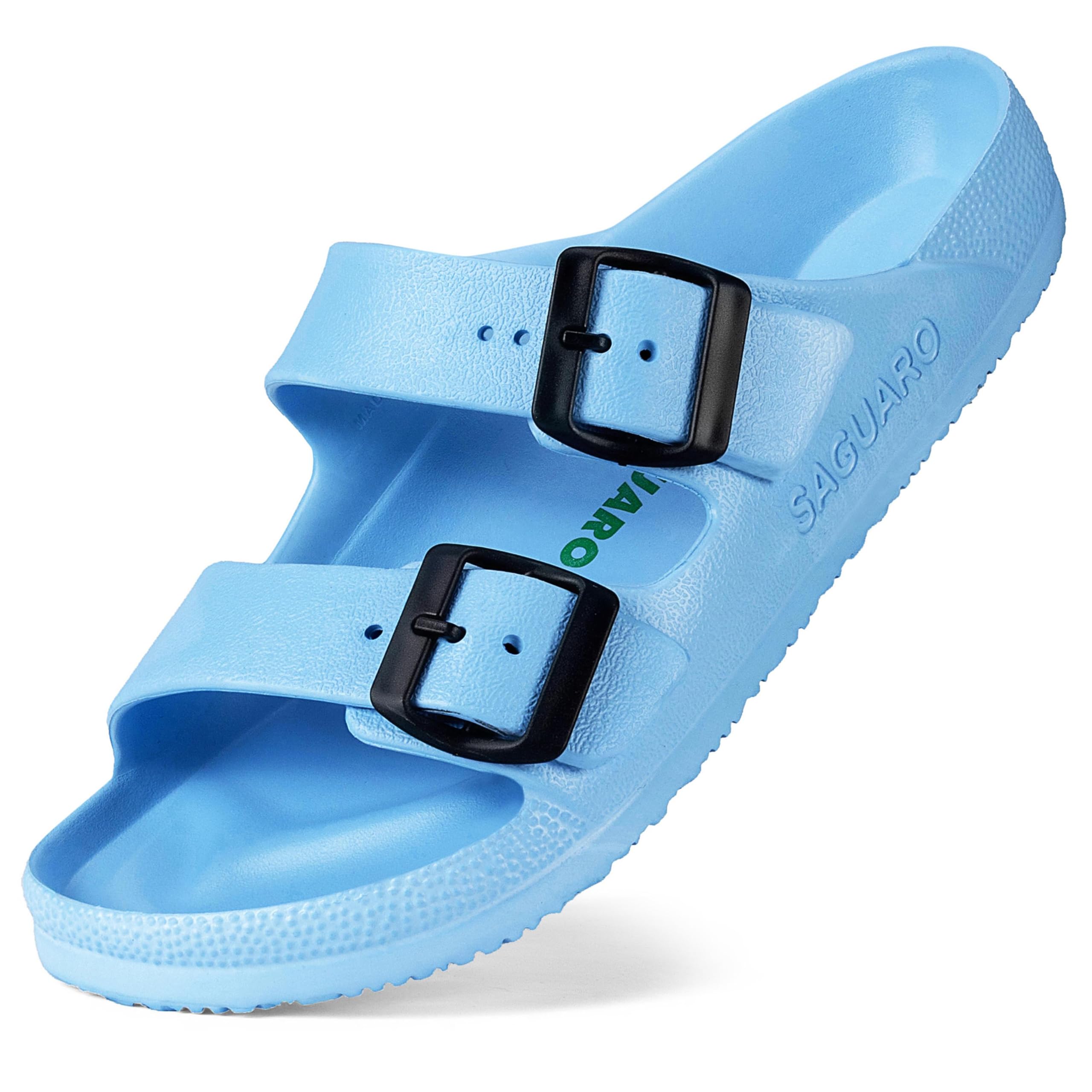 SAGUARO Hausschuhe Herren Damen Leicht Elastisch Pantoletten Klassisch Badschuhe Unisex Erwachsener Sandalen 36-48 EU