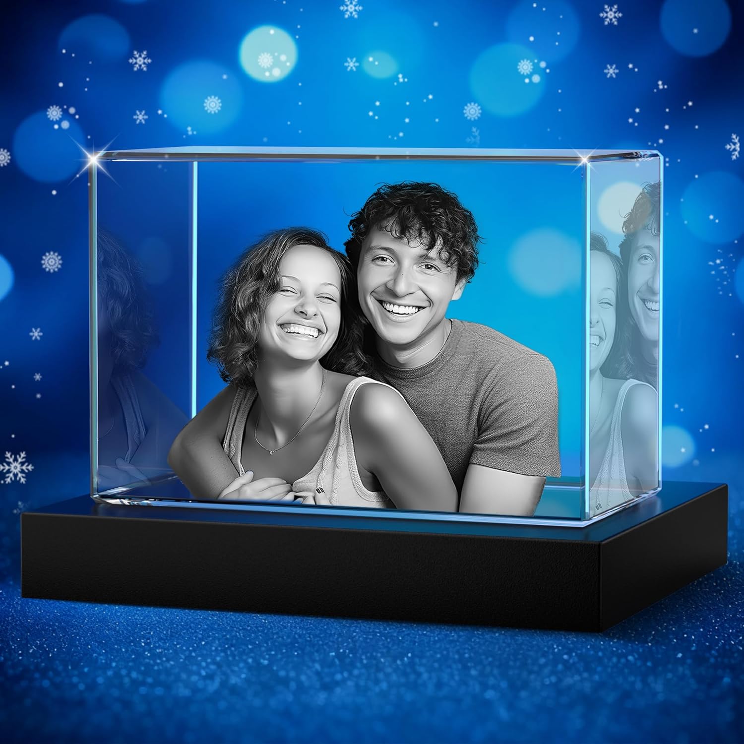 3D Crystal Photo - Personalized Gift in Crystal