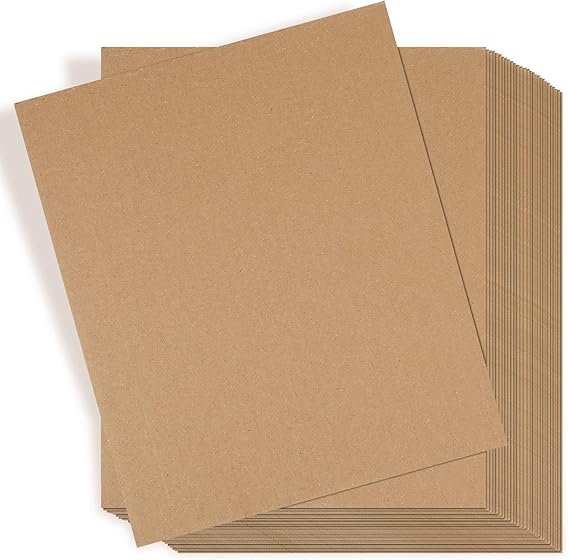 50 Pack Corrugated Cardboard Sheets Flat Cardboard Sheets Cardboard