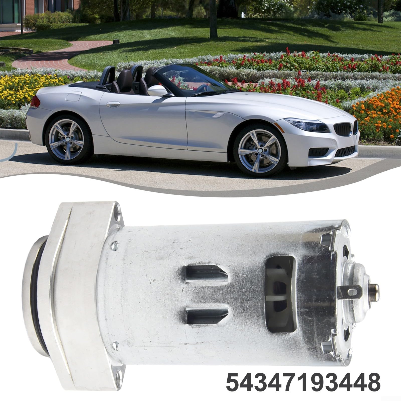 Moteur de pompe de toit hydraulique convertible et support de rechange pour BMW Z4 2003-2008 E85, moteur de pompe de toit ouvrant t compatible avec OEM 54347119633 54347193448