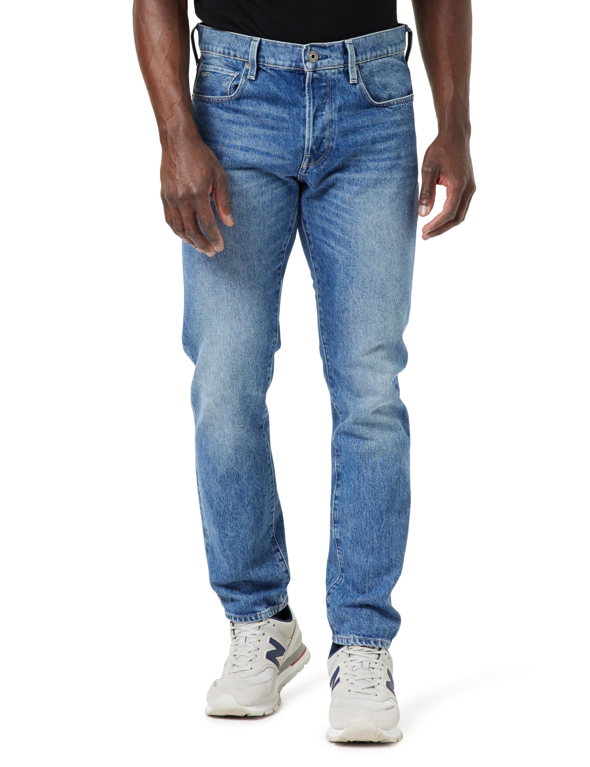 G-STAR RAW Men's 3301 Regular Tapered Jeans, Blue (Faded Harbor 51003-c967-d331), 28 W/ 30 L