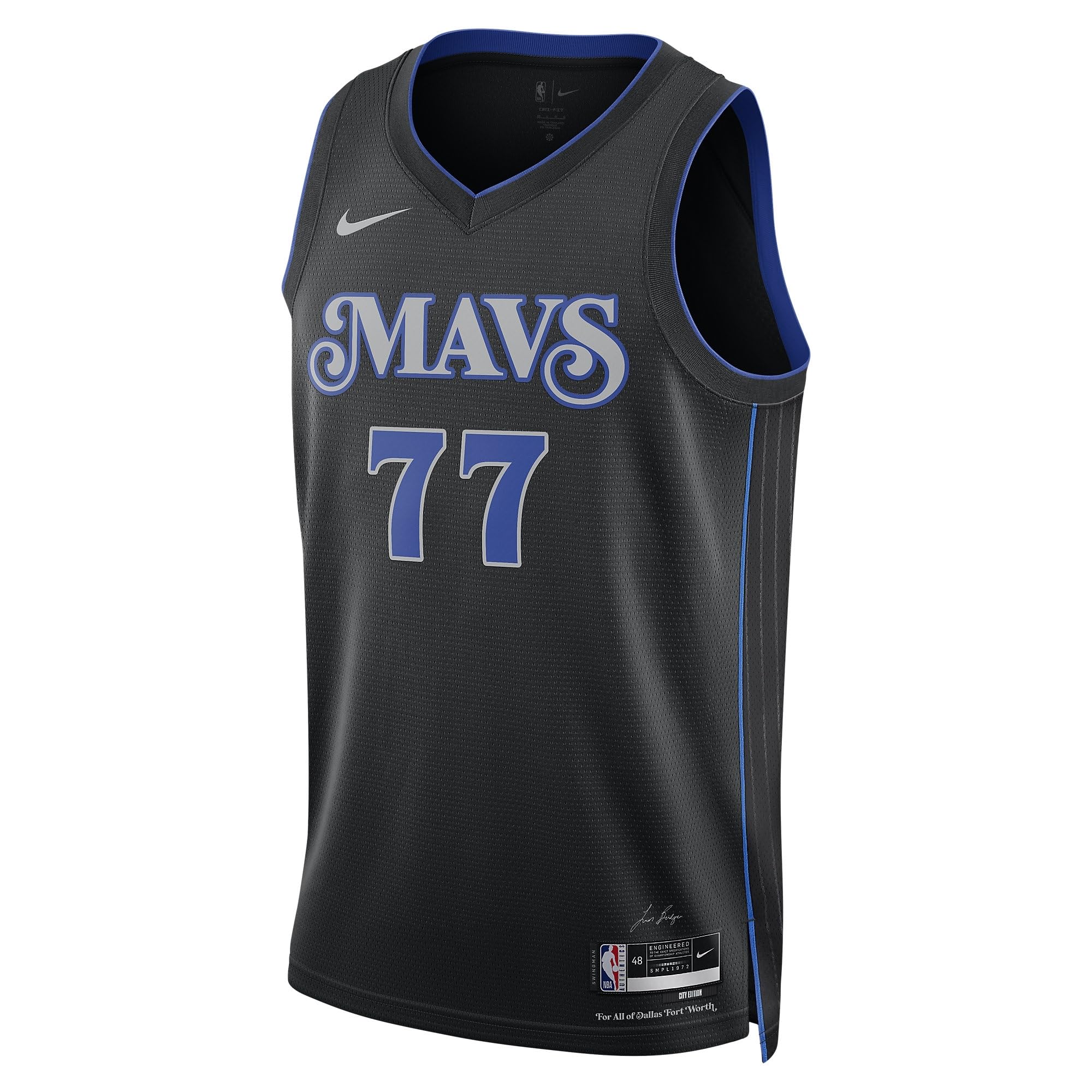 Nike Maglia da basket da uomo NBA City Edition Swingman