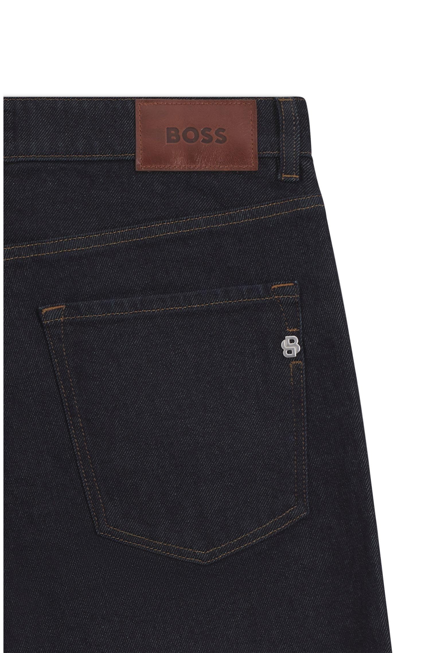 Boss Maine Regular-fit Jeans Aus Bequemem Stretch-Denim In Blau – Bild 7
