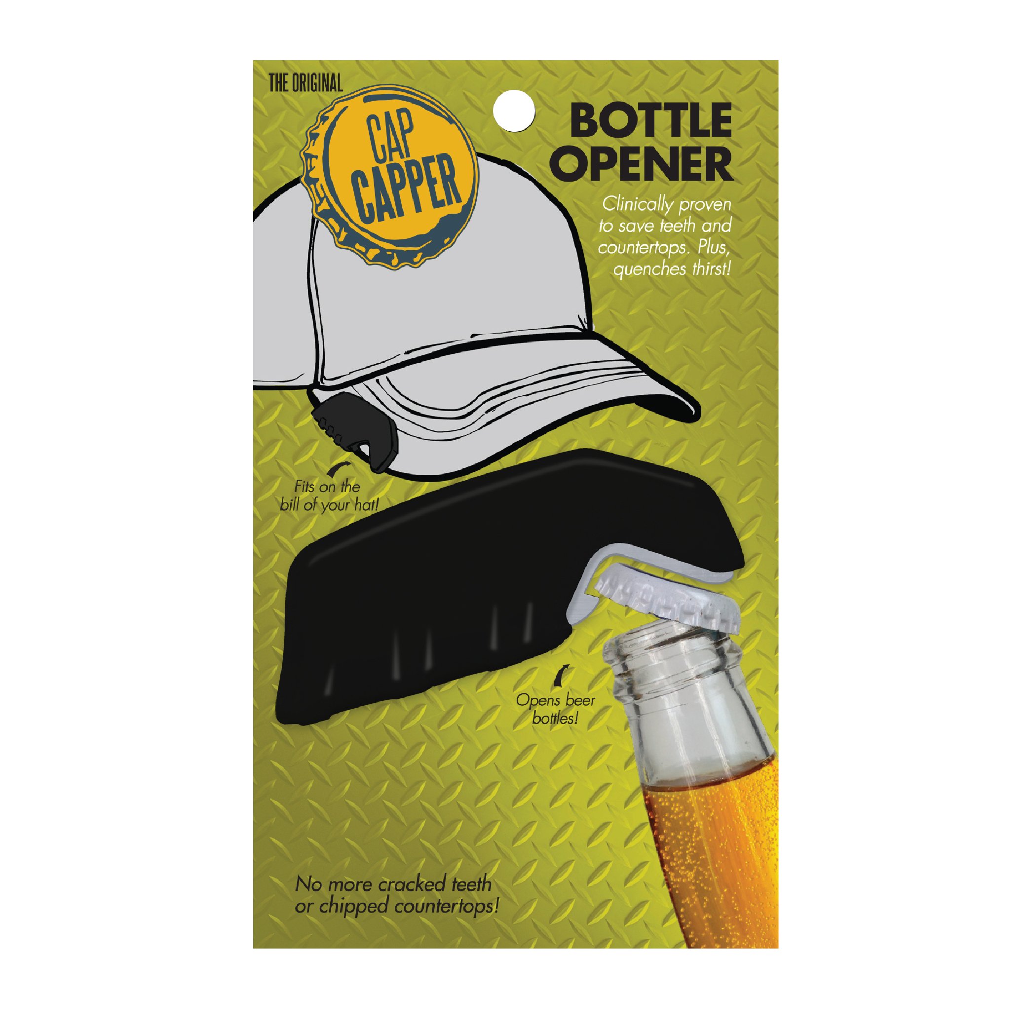 "Cap Capper" Bottle Opener - Black