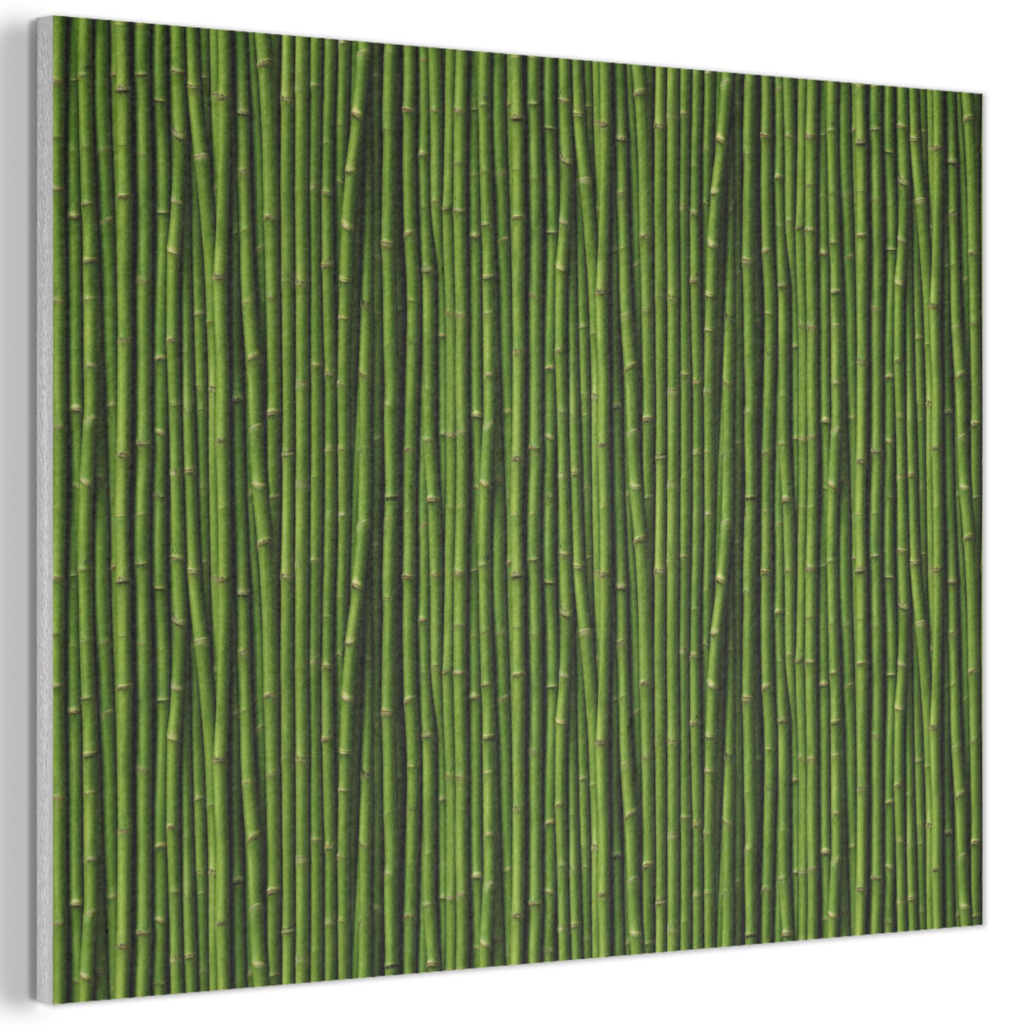 MuchoWow© Paneles Acusticos Decorativos 100x70 cm Acoustic Panel Acustico Decorativo Aislante Insonorizacion Decoracion Habitacion Diseño Moderno InsonorizarCurvo - Varillas - Verde - Bambú
