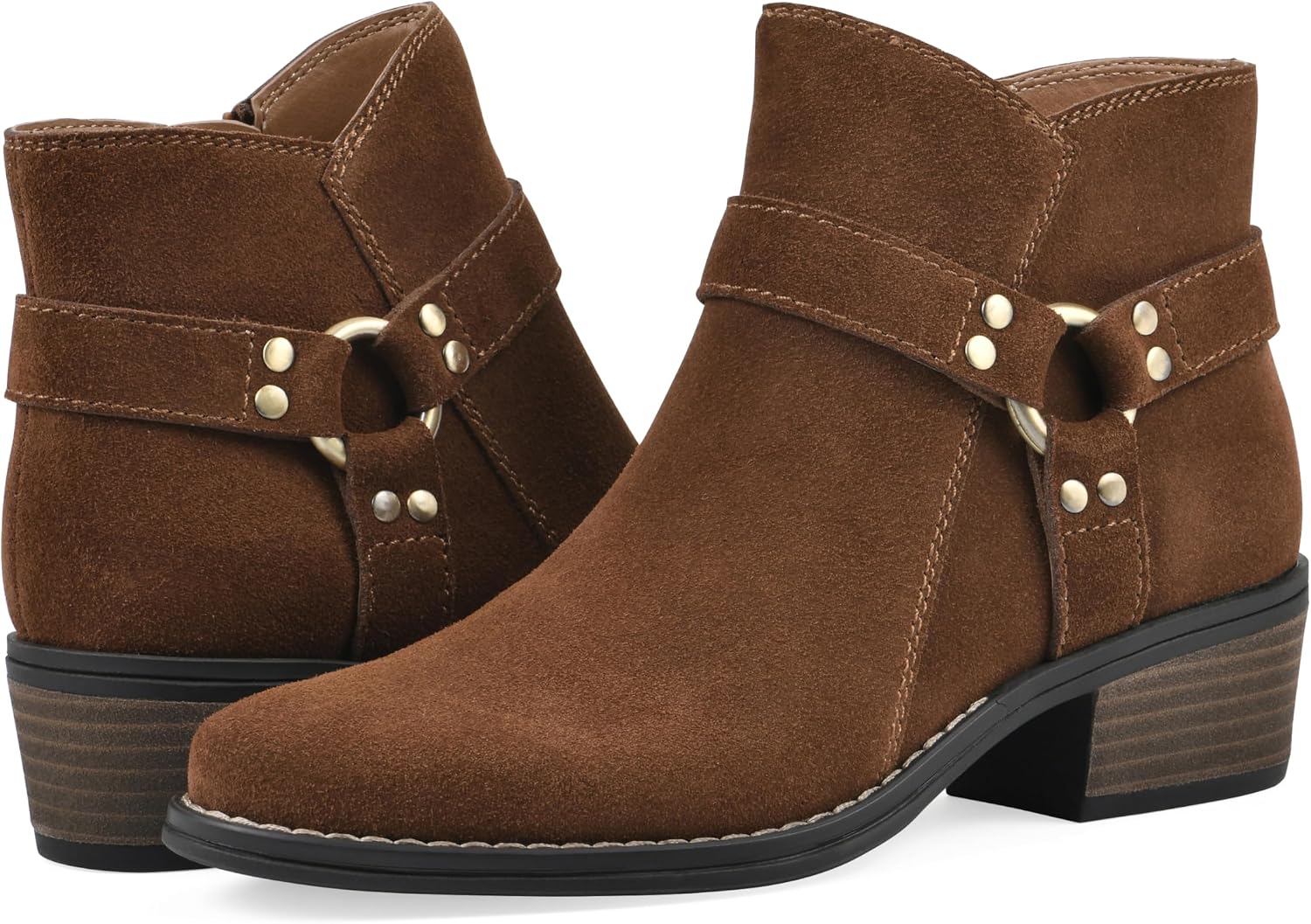 WHITE MOUNTAIN Women's Altossa Western Ankle Boots
