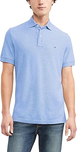 Tommy Hilfiger - Camiseta tipo polo de manga corta para hombre, de corte clásico, de algodón