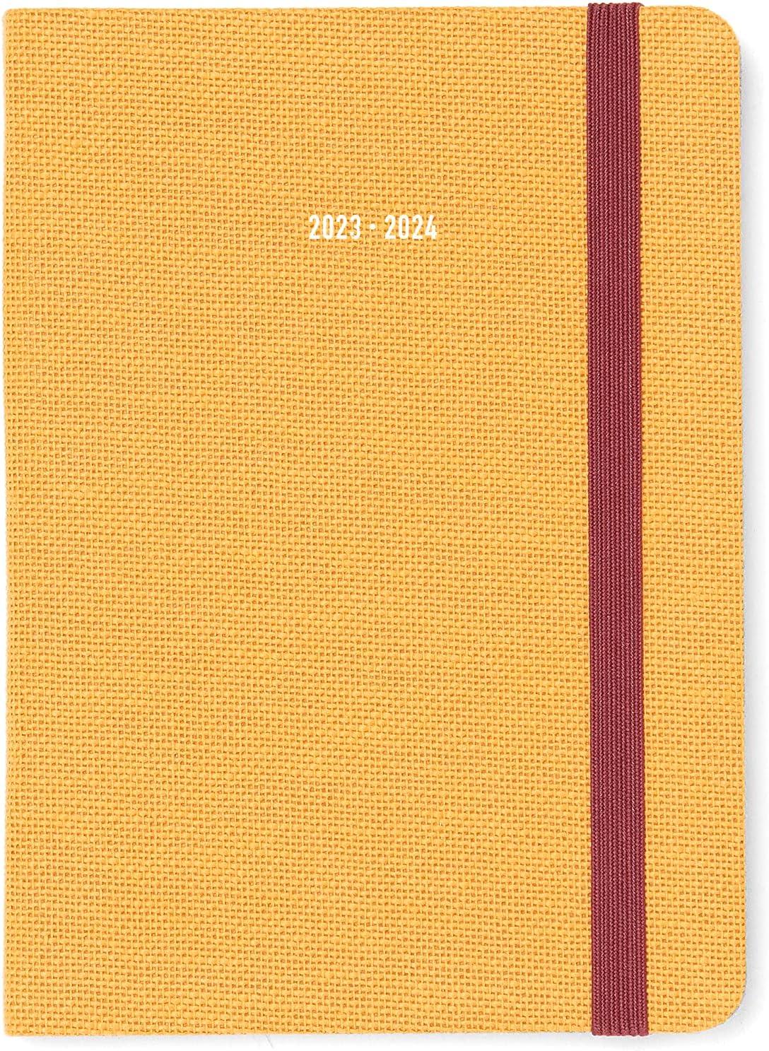 Letts Raw A6 week to view 2023/2024 academic diary - mustard