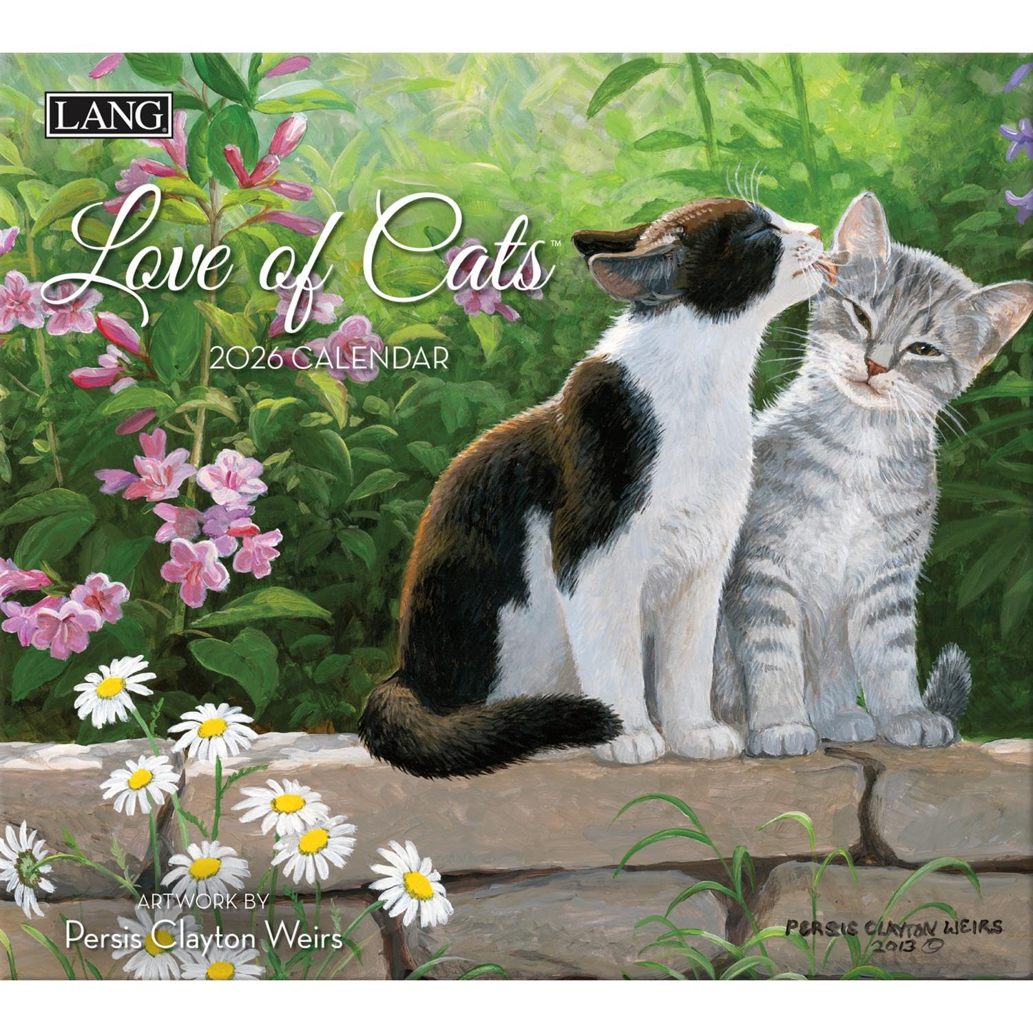 LANG LOVE OF CATS 2026 Wall Calendar - Made in USA