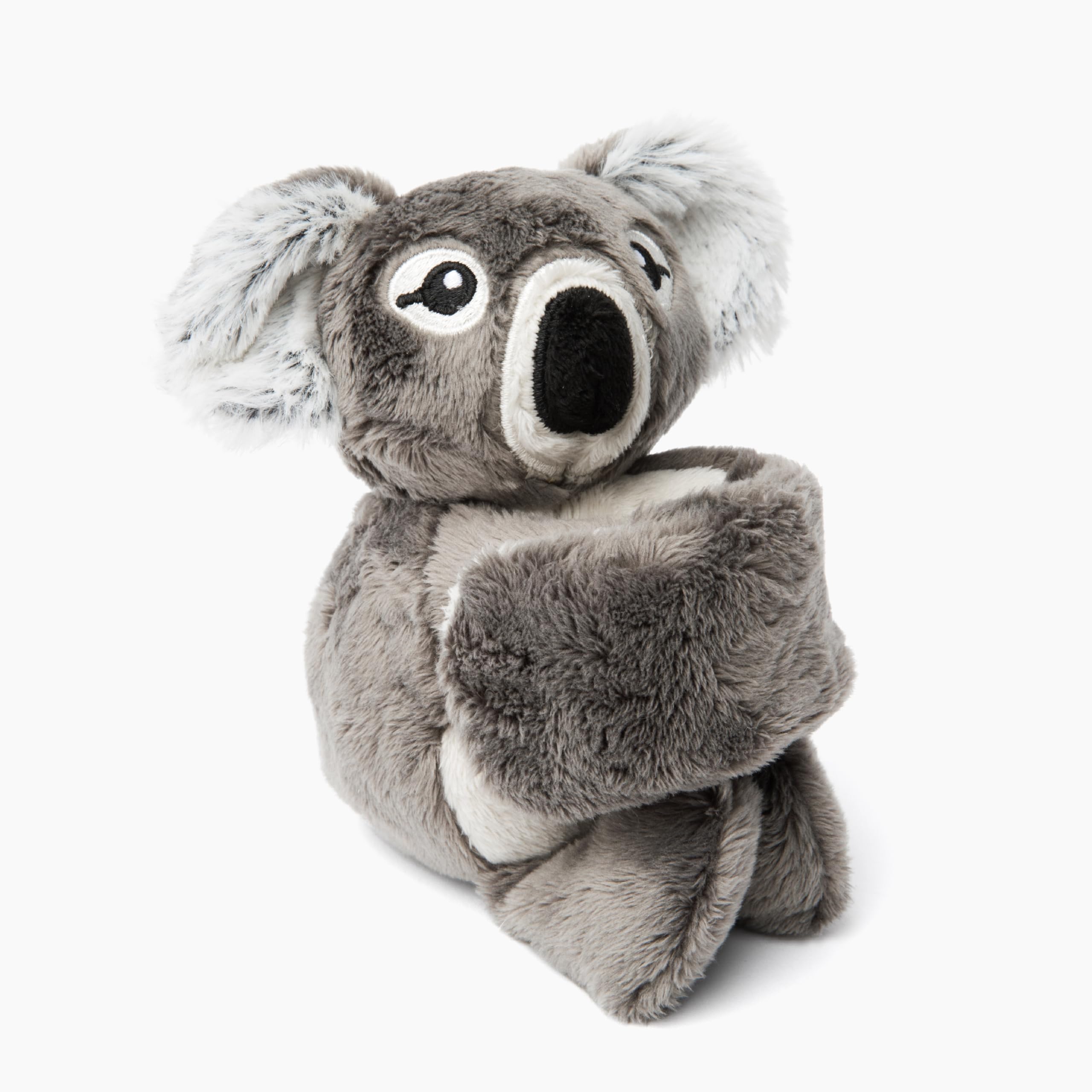 HUGIMALS Hug Babies Quinn The Koala Cute Mini Plush Stuffed Animal Bracelet for Kids | Soft & Cuddly Portable Comfort Adorable On-The-Go Companion for