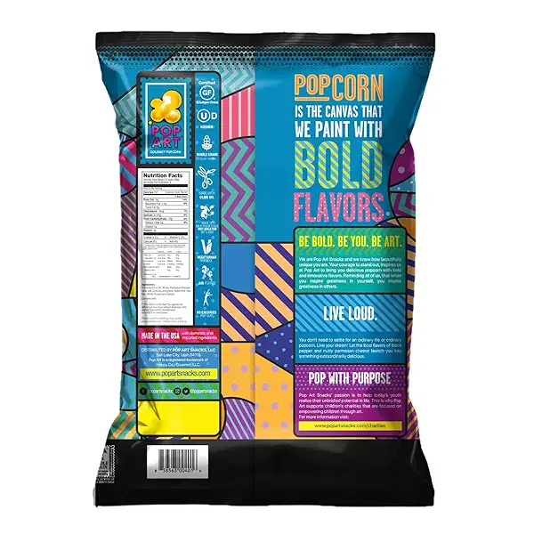 Pop Art Snacks Gourmet Popcorn - Pepper Parmesan 2