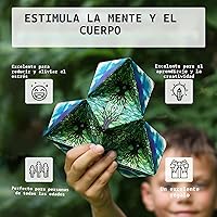 Vista 4 de Shashibo - Cubo que cambia de forma, juego para aliviar la ansiedad, con 36 imanes de tierras raras, premiado y patentado, extraordinario cubo